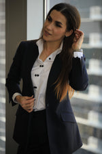 تحميل الصورة إلى عارض المعرض، Minimalist Navy Business Suit