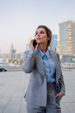 تحميل الصورة إلى عارض المعرض، بدلة نسائية من الصوف مكونة من قطعتين