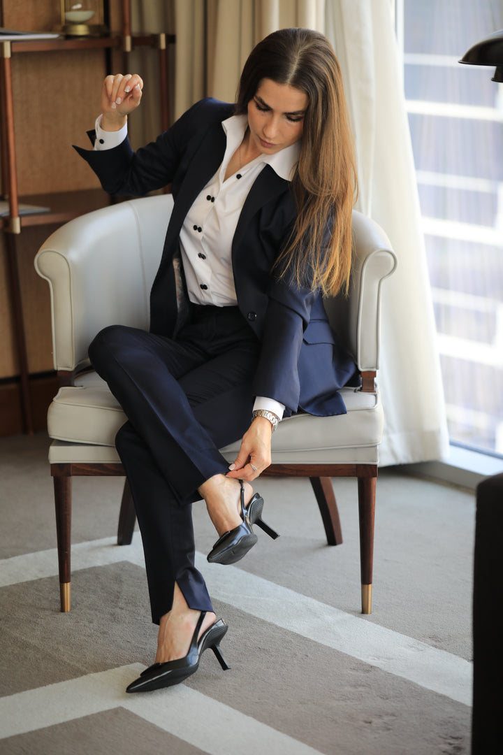 Minimalist Navy Business Suit