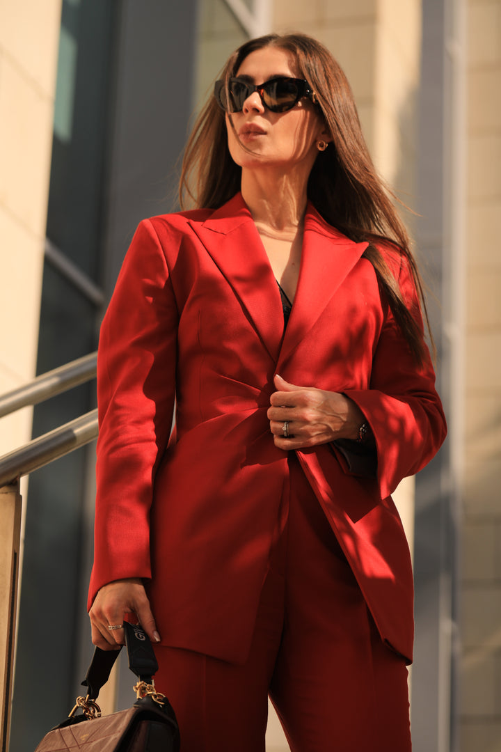 Red Chic Suit